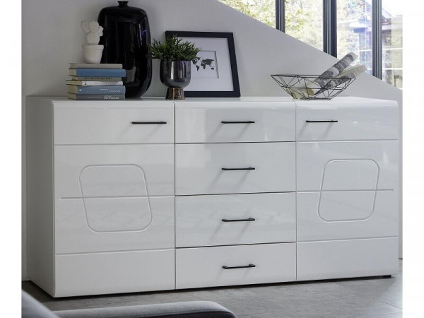 Sideboard hochglanz weiß, Modernes Sideboard Spirit Plus